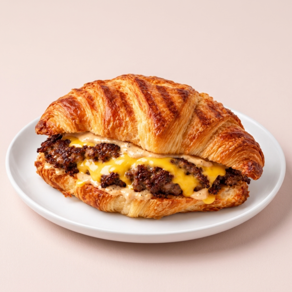 Smashed Beef Croissant